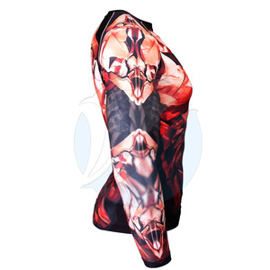 เสื้อรัดรูปสำหรับผู้ชายเสื้อออกกำลังกายพิมพ์ลาย - Product Image 3