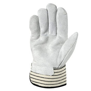 ถุงมือหนังคุณภาพสูงสำหรับงานอุตสาหกรรม ถุงมือนิรภัยขายดีที่สุดเพื่อการปกป้องมือ - Product Image 3