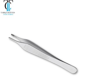 Nouveauté : Pinces à tissus Adson marron avec dents, en acier inoxydable, instrument chirurgical pour la chirurgie générale, plastique et dermatologique - Product Image 4