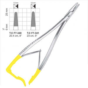 ที่ใส่เข็ม etzenbaum สแตนเลสและคีม TC เครื่องมือผ่าตัดที่จำเป็นสำหรับขั้นตอนการผ่าตัด - Product Image 4