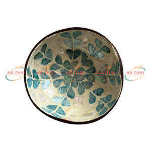 Tazón Decorativo Premium Hecho a Mano con Incrustaciones de Nácar, Elegante Tazón Decorativo con Mosaico de Conchas, Venta al por Mayor Directa desde Vietnam - Product Image 1