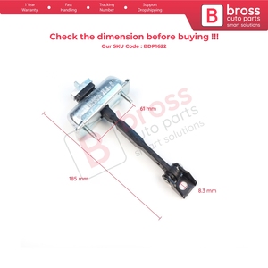 BDP1622-1 2 Pièces Butée de porte arrière de cabine avec limiteur pour Transit MK4 V363 2013-actuel Double Cabine 1871653 - Product Image 5