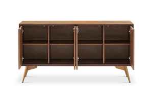 MANGO SOLID WOODEN HANDCRAFTED MODERN MINIMALIST NORDESK URBAN EDGED Durable Eco-Friendly Modular <b>Sideboard</b> - Product Image 3