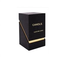 Caja de Embalaje de Lujo Personalizada para Velas, Caja de Papel para Portavelas, Caja de Regalo Premium con Inserto de Terciopelo, Recorte Redondo, Venta al por Mayor