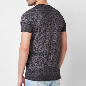 Top vente en gros qualité coton été t-shirts hommes couleur unie conception o-cou T-Shirts décontracté classique vêtements pour hommes hauts T-Shirt - Product Image 5