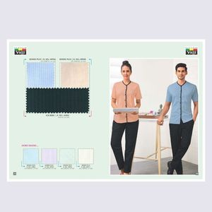 Tissu uniforme ignifuge et durable de qualité supérieure pour entreprise, personnalisable en coton et polyester, service OEM pour hommes adultes - Product Image 1