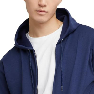 Nuevo lanzamiento, Sudadera con capucha de algodón 100% de alta calidad hecha a medida para hombre, jersey de gran tamaño con cremallera bordada y estampado personalizado - Product Image 4