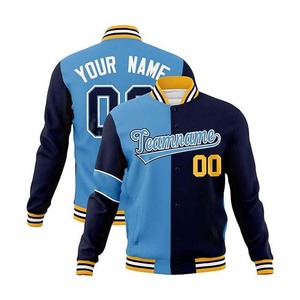 Manteau de bombardier léger de haute qualité à bas prix pour adultes et jeunes Logo veste de baseball universitaire personnalisée pour hommes nom de l'équipe - Product Image 1