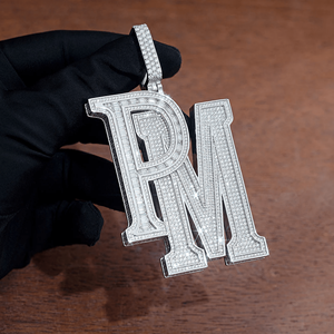 Colgante de Diamantes con Baño de Oro de Alta Calidad, Estilo Hip Hop, para Hombre - Product Image 1