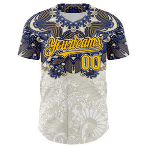 ชุดเสื้อเบสบอลของแท้ผ้าซับเหงื่อแห้งเร็วเย็บแบบแห้งเร็วสั่งตามสั่ง - Product Image 5