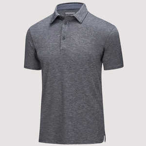 Camiseta Deportiva de Golf de Secado Rápido para Hombre, al por Mayor, Personalizada, Corta, Lisa, de Poliéster, Sublimada, Estampada - Product Image 6