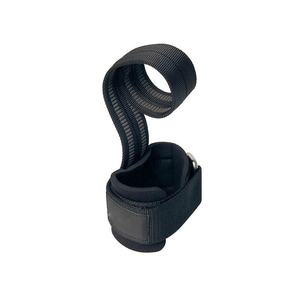 Vêtements de Fitness pour hommes, couleur noir solide, personnalisés, de gymnastique, sangles de levage pour cheville, vente en gros, - Product Image 3