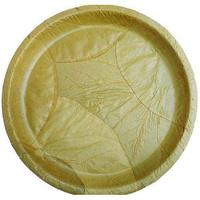 Assiettes en papier jetables écologiques de 10 pouces, style classique, avec logo personnalisé pour les collations de fête d'anniversaire, rondes blanches