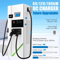 Chargeur HICI pour véhicules électriques, montage au sol, 60-180 kW, niveau 2, type 1, chargeur rapide pour véhicules électriques, chargeur de voiture électrique 32A