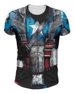 Camiseta de Manga Corta con Cuello Redondo, Estampado en Serigrafía, Diseño Personalizado de Alta Calidad, Tallas Grandes, 100% Algodón, para Hombre, Bangladesh - Product Image 6