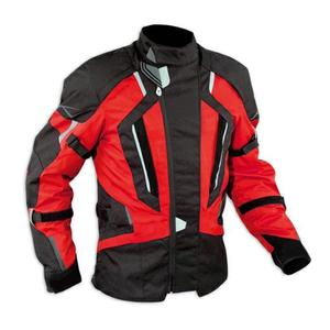 Veste de moto de tourisme blindée imperméable approuvée CE pour adultes Veste textile coupe-vent imprimée pour l'équitation d'hiver en moto - Product Image 2