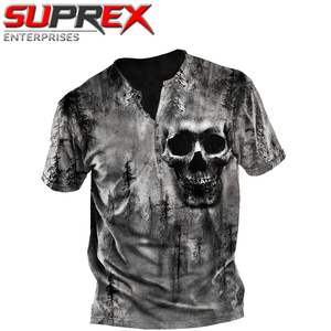 เสื้อยืดแฟชั่นสตรีทแวร์ผ้าคอตตอนแขนสั้นพิมพ์ลายกราฟิกด้านหน้าสำหรับผู้ชาย ผ้าเทอร์รี่ สั่งทำได้ตามต้องการ คุณภาพเยี่ยม - Product Image 6