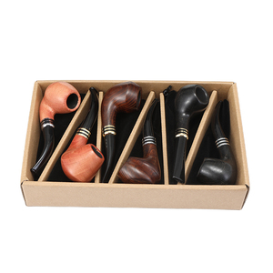 Pipas para fumar de madera tubo di legno facile da pulire fumo fantasia erba fatta a mano artigianale durevole tubo di legno intagliato - Product Image 5