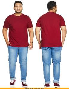 T-shirts de haute qualité pour hommes en gros T-shirts unis vierges à manches courtes et col en V - Product Image 5