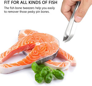 Pince à épiler en os de poisson prix usine outils de cuisine pinces en acier inoxydable pour la cuisson des os de poisson pince à épiler - Product Image 6