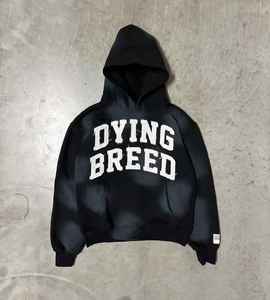 Streetwear personnalisé Boxy Fit recadrée diamant lavage à l'acide délavé au soleil 400gsm lourd sweat à capuche zippé strass - Product Image 4