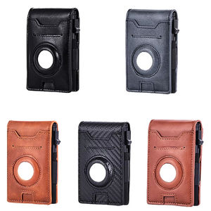 Cartera minimalista delgada caliente de Amazon, placa trasera expandible, capa de bloqueo RFID, tarjetero de aluminio de grado e - Product Image 6