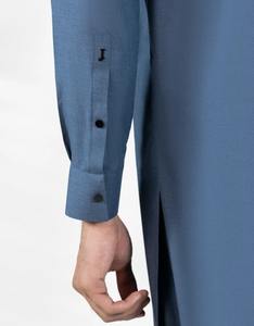 <b>Men's</b> Casual Salwar <b>Kameez</b> Set Latest Design New Fashionable Pakistani Indian Islamic Clothes with Side Pockets - Product Image 4