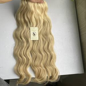 Extensions de cheveux Remy 100% naturels, Extensions de cheveux vierges et ondulés, offre spéciale - Product Image 2