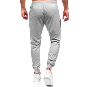 Bonne qualité hommes pantalons de Sport décontractés taille moyenne toile Gym Fitness survêtement pantalon pantalons de survêtement en plein air pour la vente en gros prêt à expédier - Product Image 2