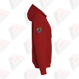 Custom Screen Printed Embroidered Men's Streetwear Premium Quality Fleece Regular Fit Winter Hoodie with Custom Logo - Product Image 4