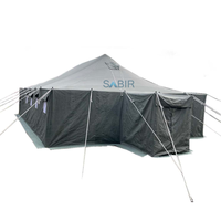 Tente de camping en toile imperméable et isolée UST56 USB56 pour 10 à 20 personnes, robuste, pour le camping en plein air et les situations d'urgence
