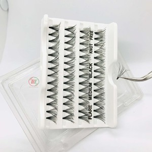 Venta al por mayor de extensiones de pestañas de la mejor calidad prefabricadas de Vietnam extensiones de pestañas anudadas sin nudos - Product Image 5