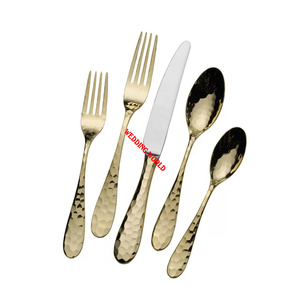 Cubiertos de metal de primera calidad hechos a mano cubiertos de diseño clásico elegante al por mayor nuevos cubiertos de metal - Product Image 3