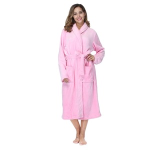 Jubah bertudung warna-warni untuk wanita, jubah pakaian bagian panjang pakaian rumah musim gugur dan musim dingin, jubah mandi hangat dan nyaman