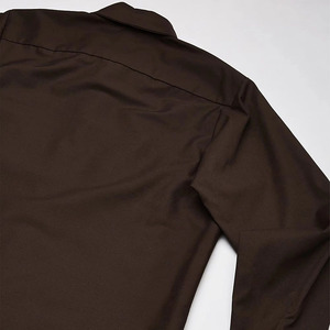 Turn Down Collar Transpirable Característica Tallas grandes Camisas de vestir para hombres Precio barato Algodón puro Hecho Camisa de manga larga para hombres - Product Image 4