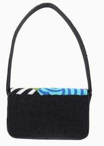 Sac de soirée brodé à la main avec des accents de perles de cristal, sac à main pour robe de soirée, mariage, fête, sac de Noël - Product Image 3