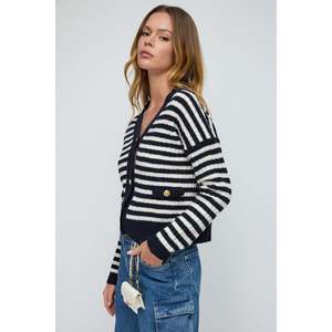 Cárdigan de punto a rayas - Product Image 2