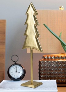 Golden Luxury Metal <b>Christmas</b> <b>Tree</b> <b>Table</b> Top For Festive Decor in Low Price From India - Product Image 2