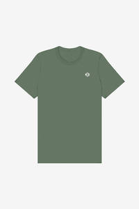 Camiseta Unisex de Algodón Verde con Cuello Redondo y Media Manga, Corte Regular, Lisa, Informal, para Verano, con Logotipo Personalizado, Fabricación de Ropa OEM - Product Image 6