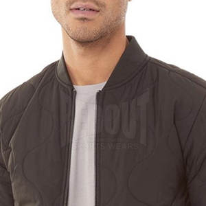 Concevez votre propre logo Veste bomber pour homme Service OEM Veste d'hiver légère pour homme Pour la vente en ligne - Product Image 4