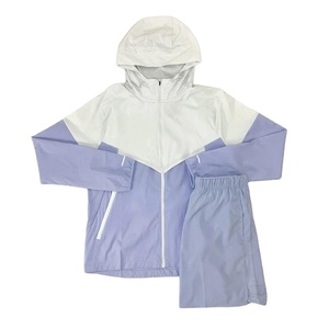 Conjunto de chándal cortavientos de poliéster y nailon ligero con logotipo personalizado para hombre chándal cortavientos impermeable para exteriores 2026 - Product Image 4