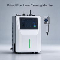 Système de nettoyage laser à dos 100W, machine à laser à fibre pulsée pour l'élimination de la rouille, de la peinture et de l'oxyde, unité portable de traitement des surfaces métalliques