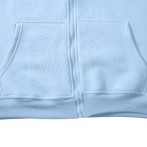 Sweat-shirts unisexes d'hiver avec fermeture éclair, tissu jersey respirant, coupe régulière, décontracté, couleur unie, manches longues, confortable en polaire - Product Image 4