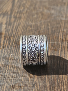 Anillo de banda de plata de diseñador Floral, anillo hermoso de Plata de Ley 925, anillo llamativo, regalo para mujer, precio directo de fábrica - Product Image 5