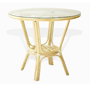 उच्च गुणवत्ता वाले बाहेमियन डिजाइन प्राकृतिक रतन साइड टेबल सुरुचिपूर्ण डाइनिंग रूम फर्नीचर - Product Image 2