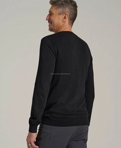 เสื้อสเวตเชิ้ตผู้ชายคุณภาพพรีเมียม ทรงเข้ารูป คอวี สำหรับฤดูหนาว ผ้าฝ้าย 100% ระบายอากาศได้ดี ลายเรียบ ปักลาย พิมพ์ลายดิจิทัล - Product Image 2