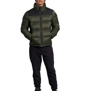 Veste matelassée à bulles pour homme, mode d'hiver, pour le camping, col montant, rembourrée, par Pak Manufacturer - Product Image 1
