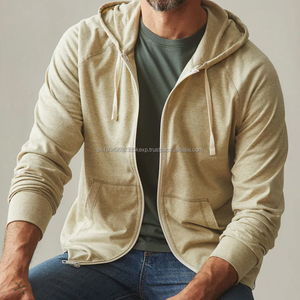 Sudadera con Capucha Completa para Hombre, Sudadera de Manga Larga para Hombre, Sudadera de Algodón y Poliéster con Capucha, Chaqueta con Capucha y Cremallera Personalizada - Product Image 5
