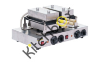 Kitchbox Gaufrier industriel commercial en noyer (20 pièces)