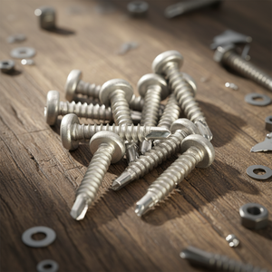 Vis autoperceuses métriques en acier inoxydable à tête fraisée PDC, filetage grossier profond, classe 8, grades personnalisables (304/316/410) - Product Image 1